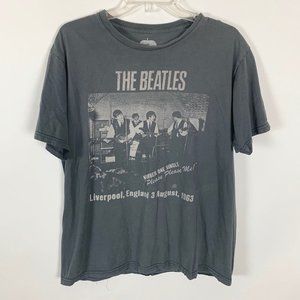 (3 for $25) Beatles Men's Grey Graphic T-shirt